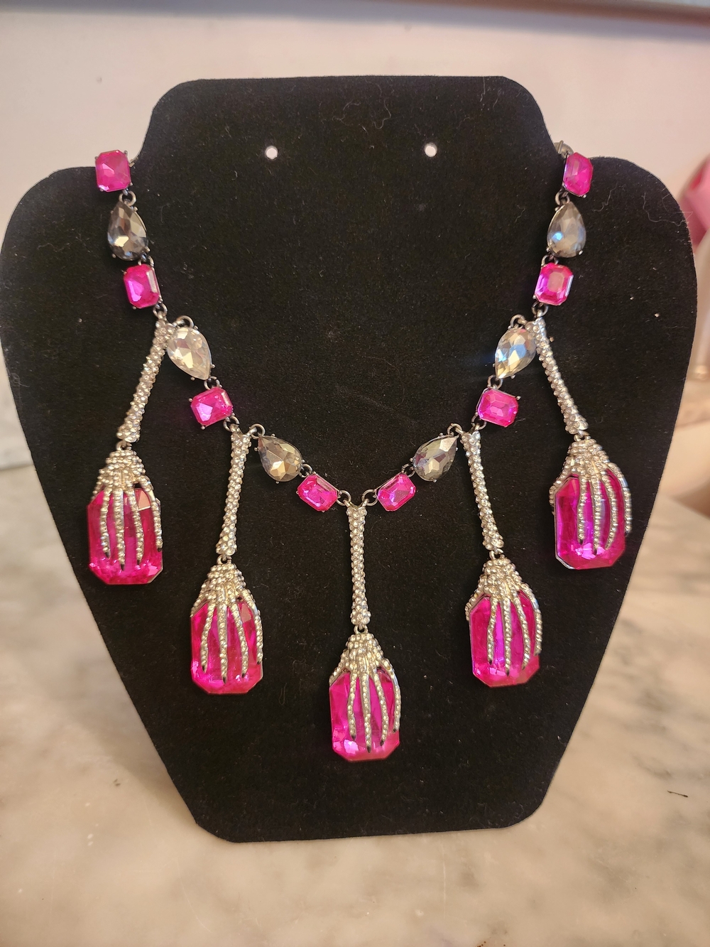 Betsey Johnson Custom Skeleton Pendant Necklace
